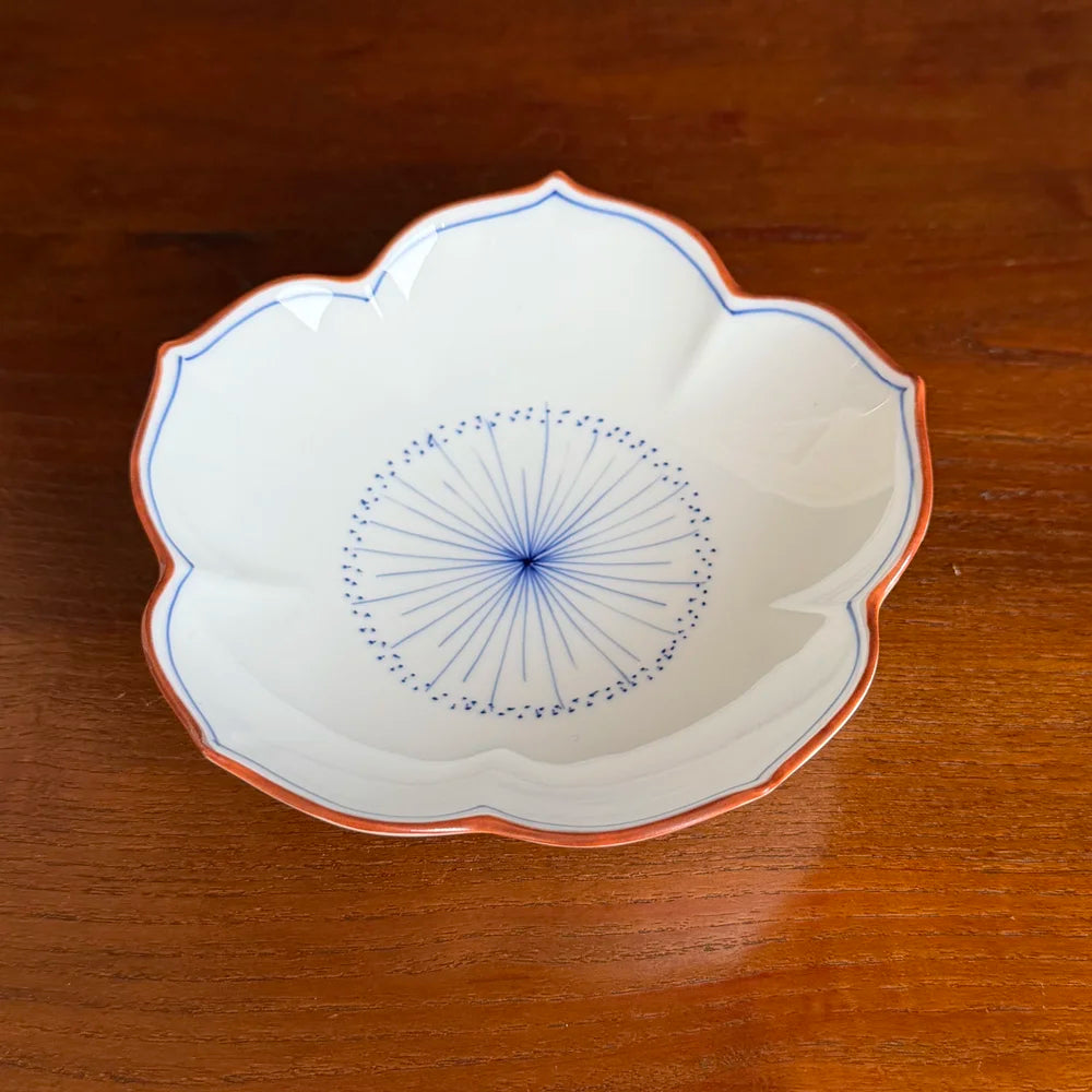 Hand-Painted Bellflower Bowl
