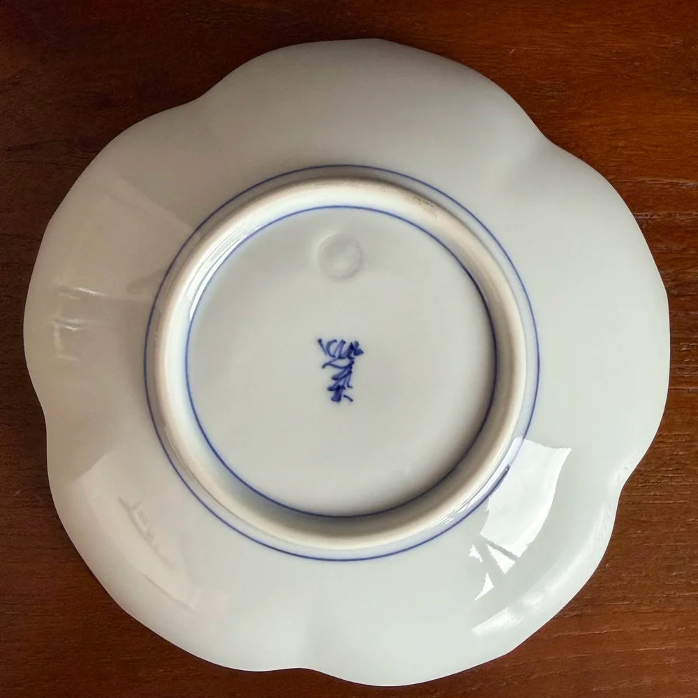 Hand-Painted Bellflower Bowl
