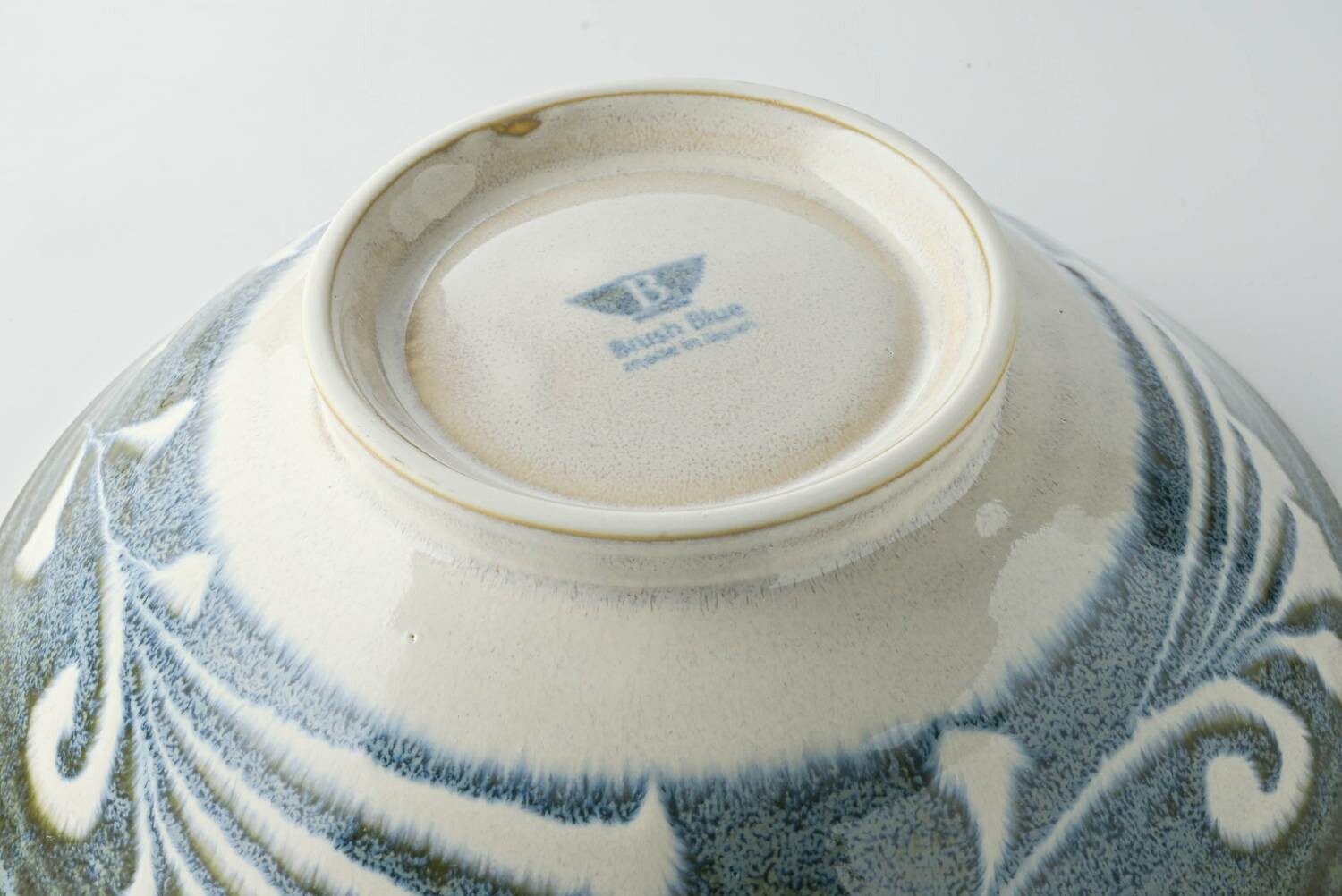 Indigo Brush Glazed Bowl