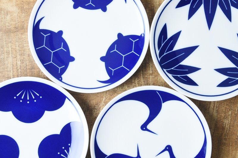 Small Plate- Japanese Crane