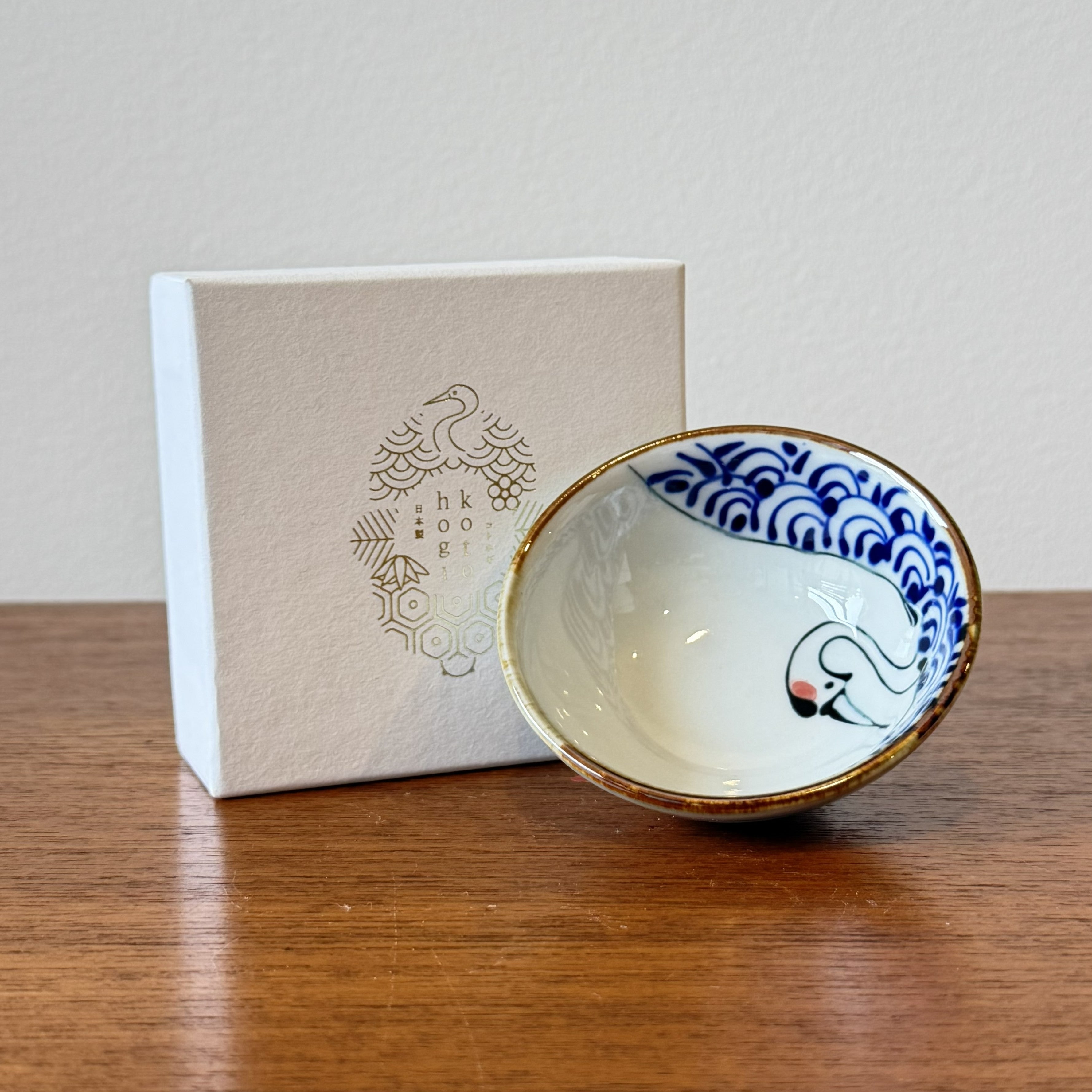 Kotohogi Sake Cup – Crane